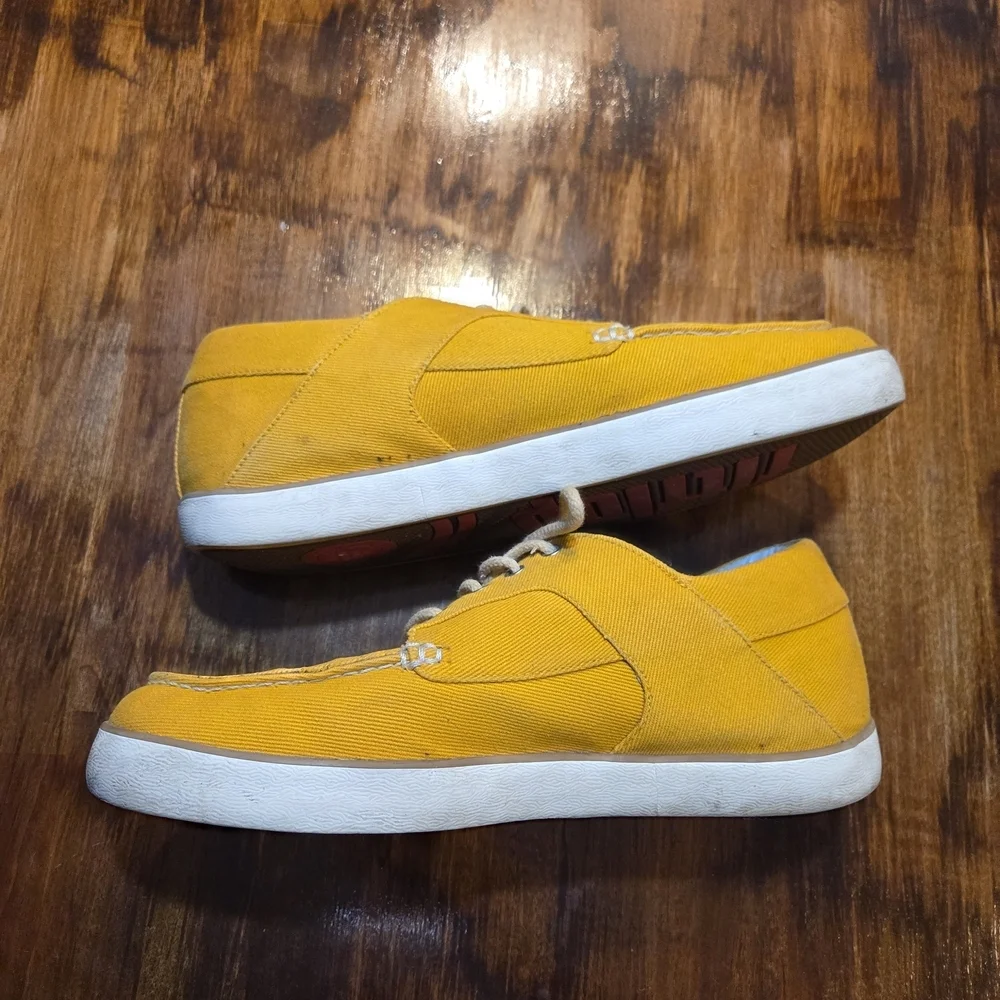 FitFlop Men's Monty (Canvas) Boating Shoe Sz 11 Sunflower Gropcore Summer